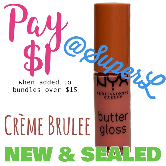 NYX Other - $1 NYX Professional Makeup Butter Gloss Lipgloss Lip Gloss Creme Brulee Natural